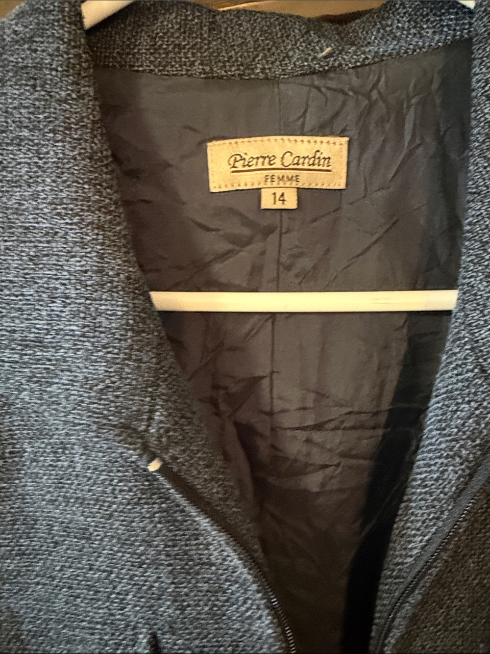 Blue Zip-Front Jacket - Picture 4 of 5